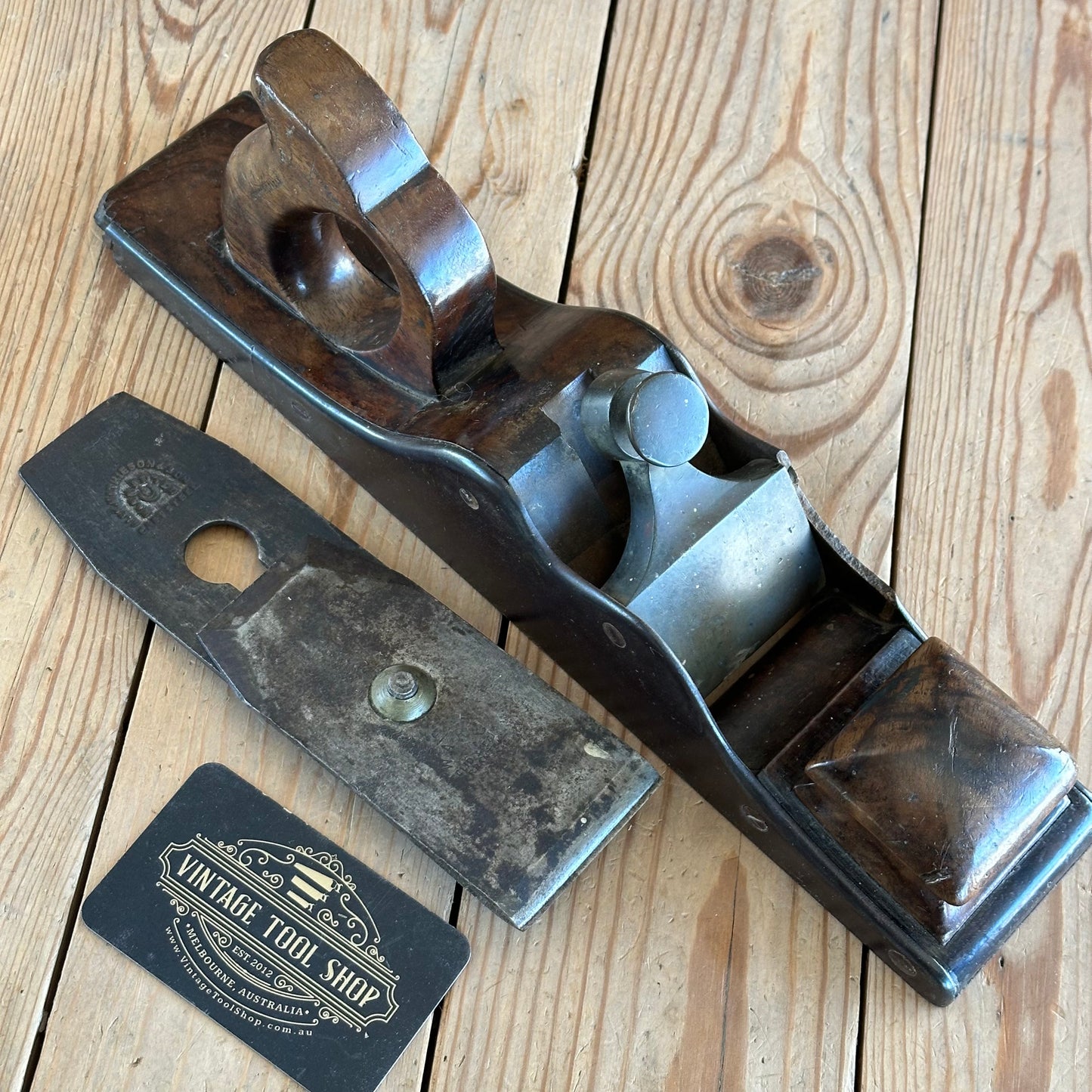 N625 UNIQUE! Figured walnut antique INFILL PANEL plane