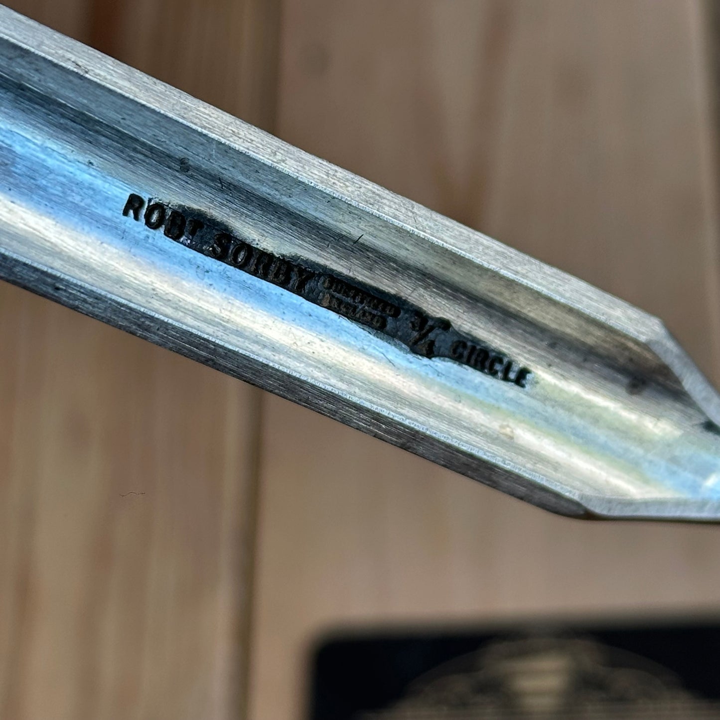 N914 Vintage ROBERT SORBY England 16mm SCRIBING GOUGE CHISEL