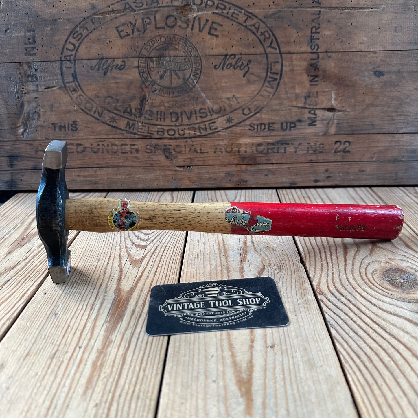 D1842 Vintage WHITEHOUSE England Jewellers Metalworking HAMMER