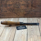 D1892 ANCIENT! Large antique 40mm EUROPEAN SKEW Carving CHISEL