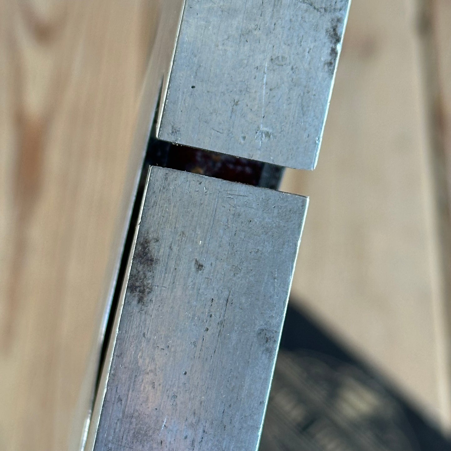 N1923 Antique SPIERS Scotland 3/4” 19mm wide Iron & MAHOGANY INFILL Shoulder PLANE