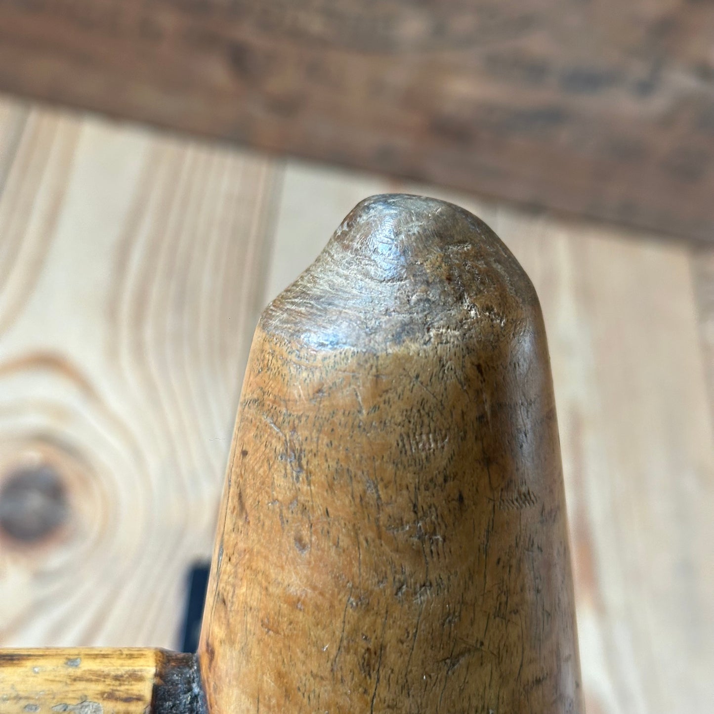 H2452 Vintage LIGNUM Lead BOSSING MALLET plumbers mallet