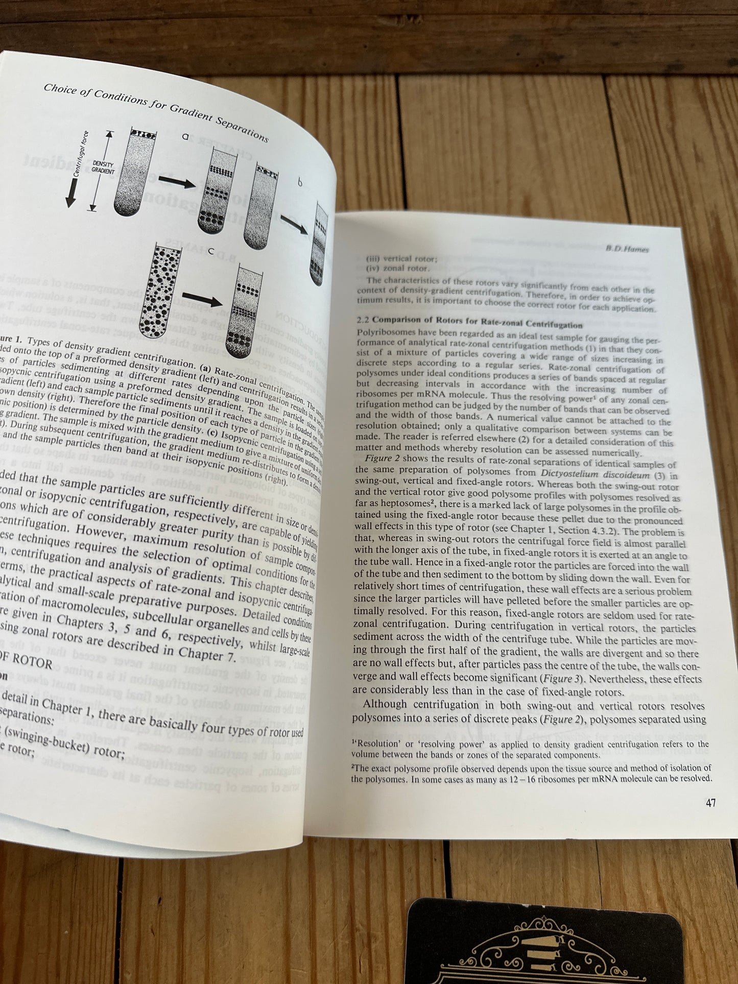 XBN7 Vintage 1984 Centrifugation a Practical Approach 2nd Edition BOOK by D.Rickwood