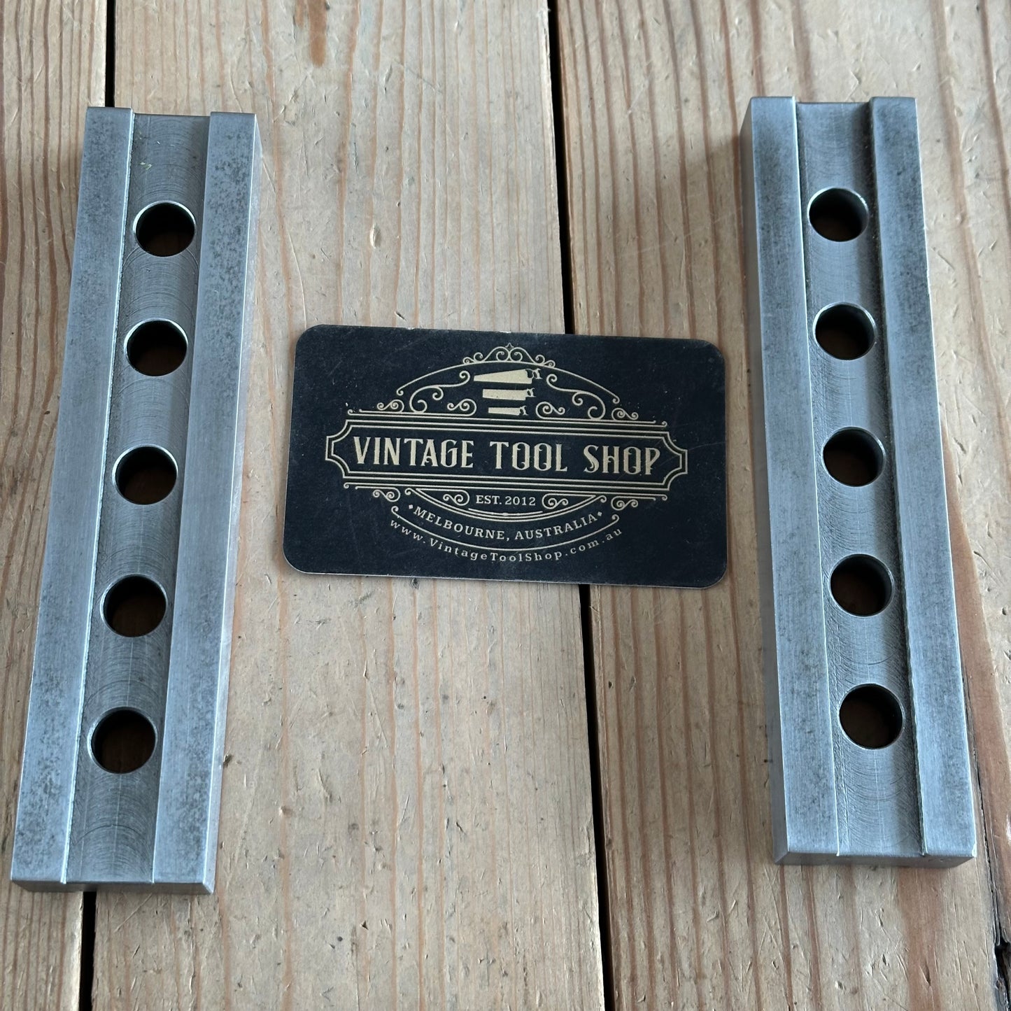 H2371 Vintage pair of PARALLEL BARS Engineers Tool