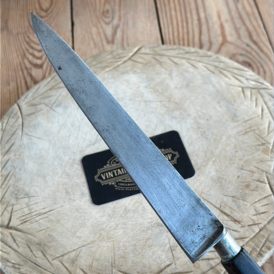 D1515 SHARP! Vintage CARBON steel Kitchen KNIFE