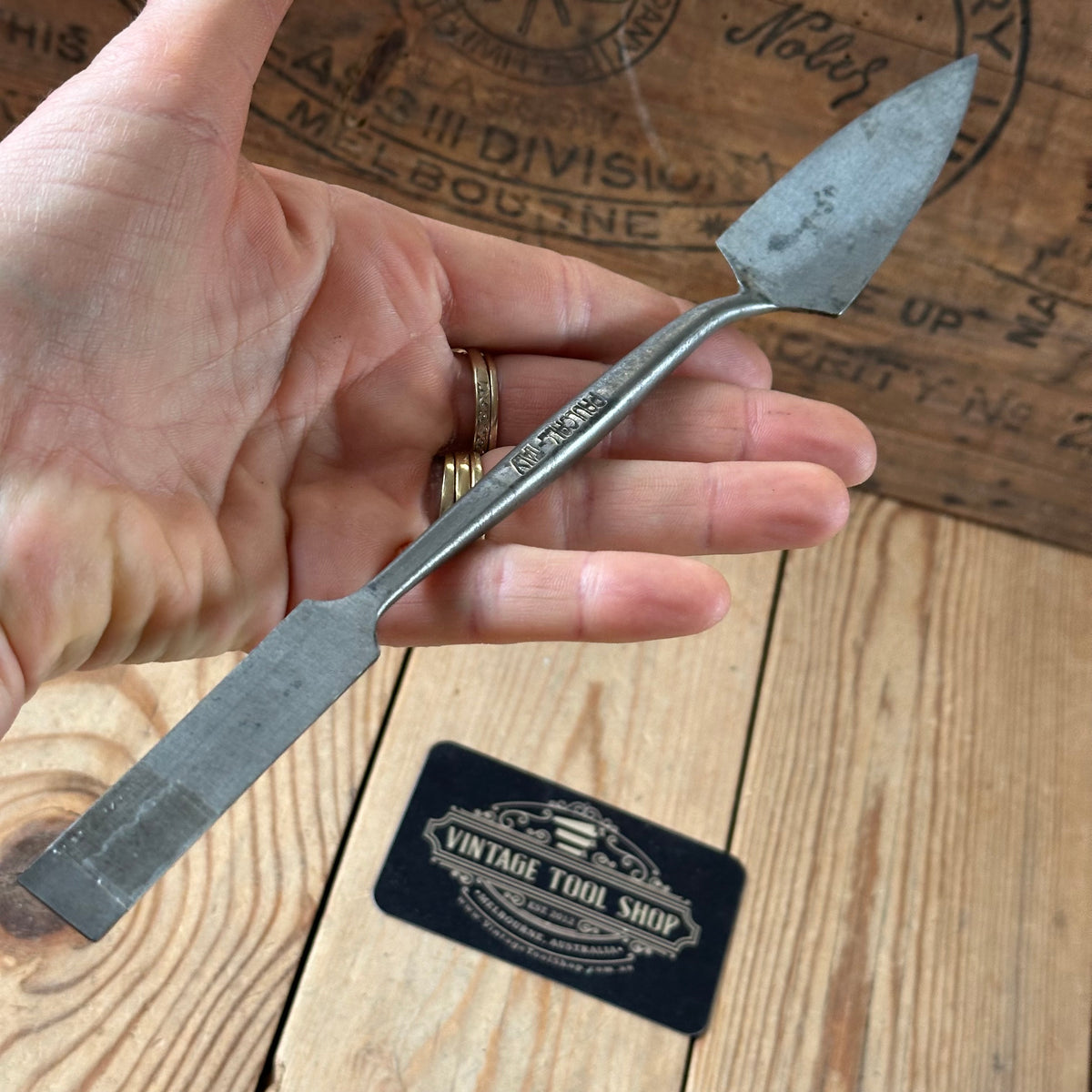 H1831 Vintage PAULCALL Italy  SCULPTORS TROWEL SPATULA