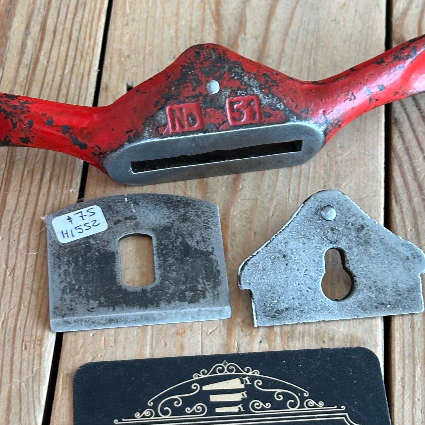 H1552 Vintage STANLEY No.51 flat base SPOKESHAVE