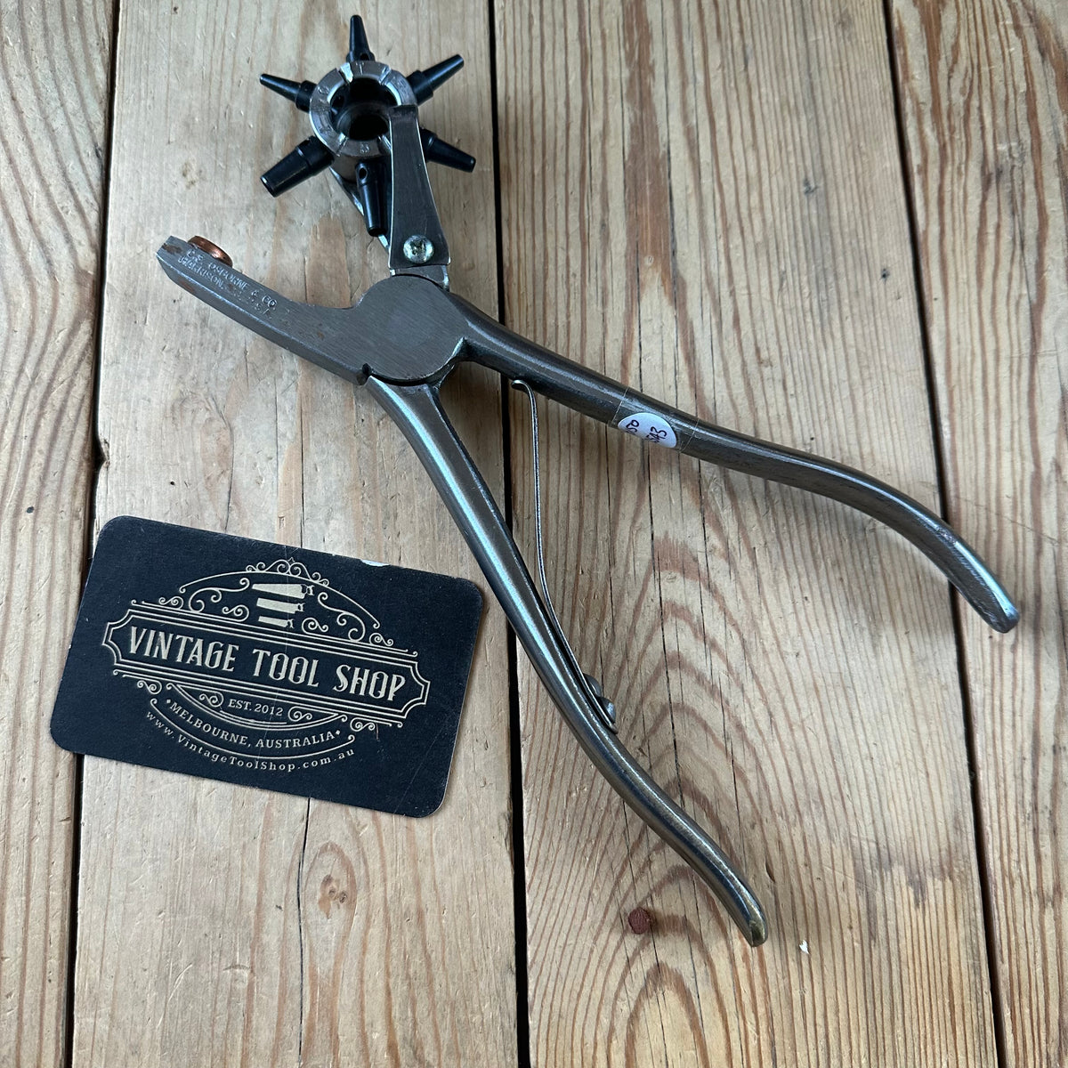 H2543 TIDY! Vintage LEATHER PUNCH Osborne USA