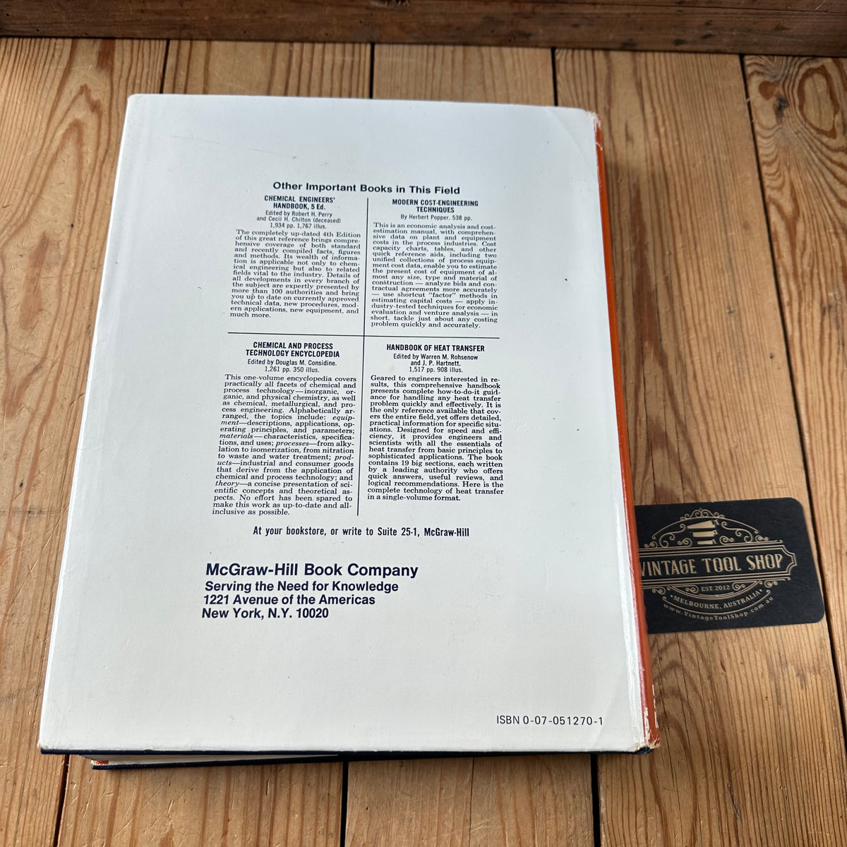 XBN118 Vintage BOOK Handbook of THERMODYNAMIC TABLES and CHARTS by K.Raznjevic