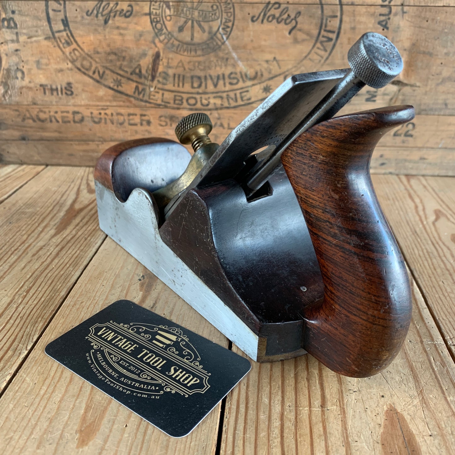 SOLD H551 Antique NORRIS London A3 Infill Smoothing PLANE