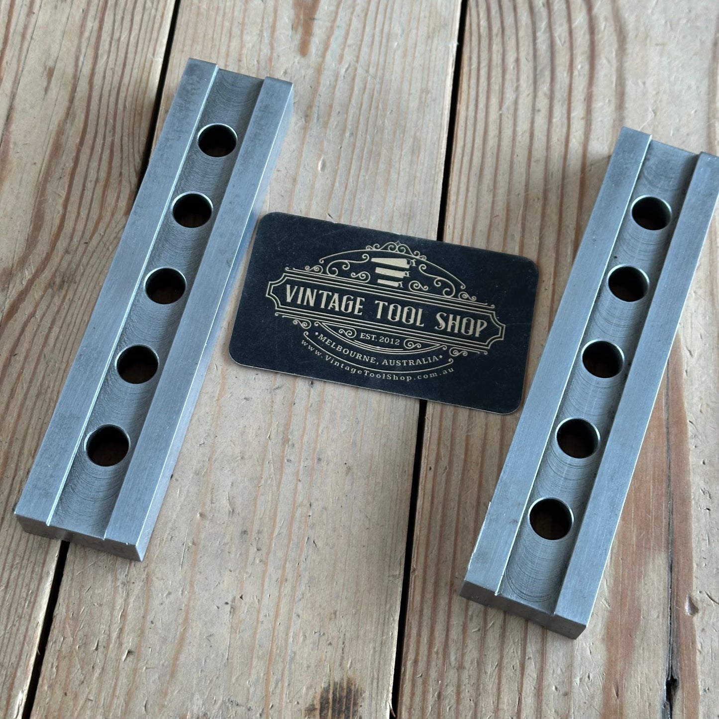 H2371 Vintage pair of PARALLEL BARS Engineers Tool