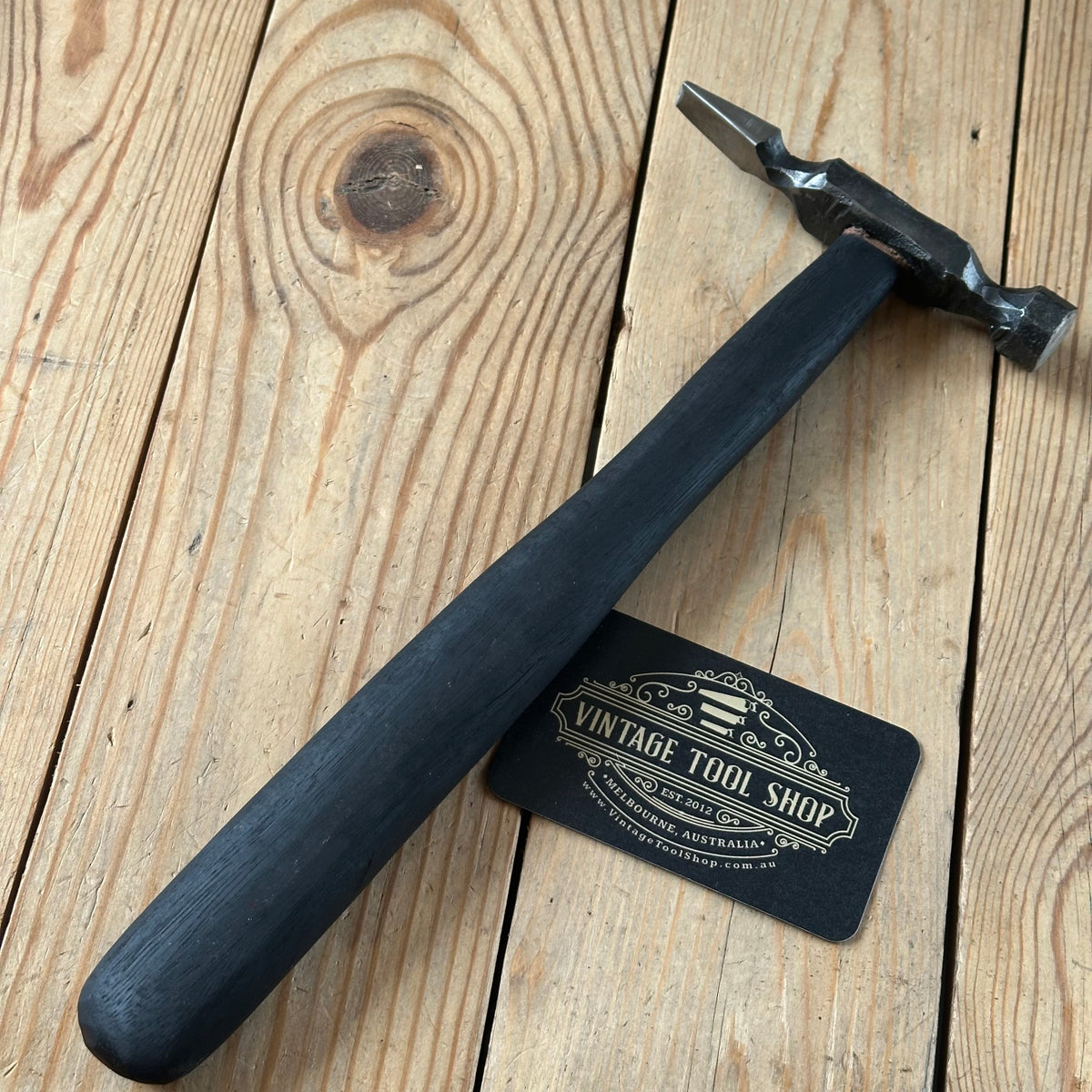 JMB39 Blacksmith made HAND FORGED 1045 steel CROSS PEEN HAMMER. Made by Jacob Marcus BONESAW
