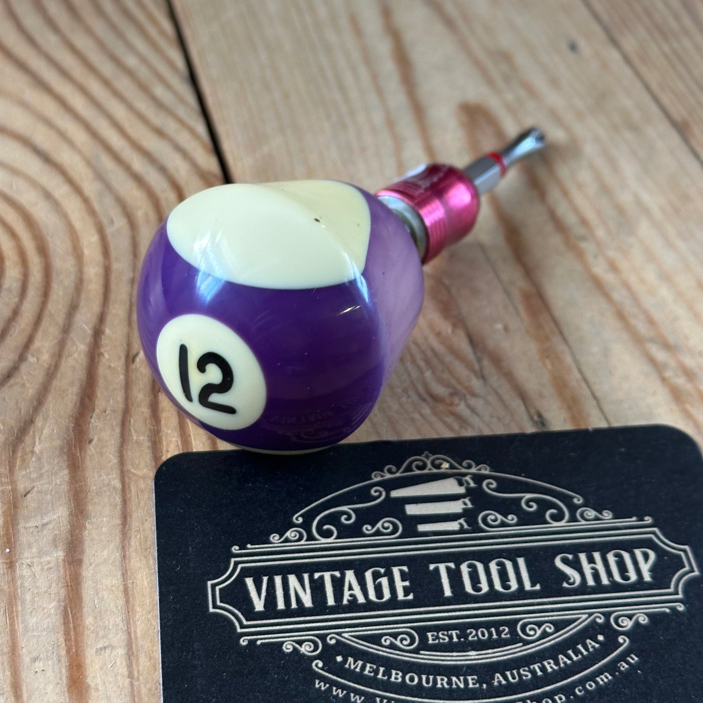 TR NEW! Repurposed POOL BALL HEX TIP DRIVER by Tony Ralph