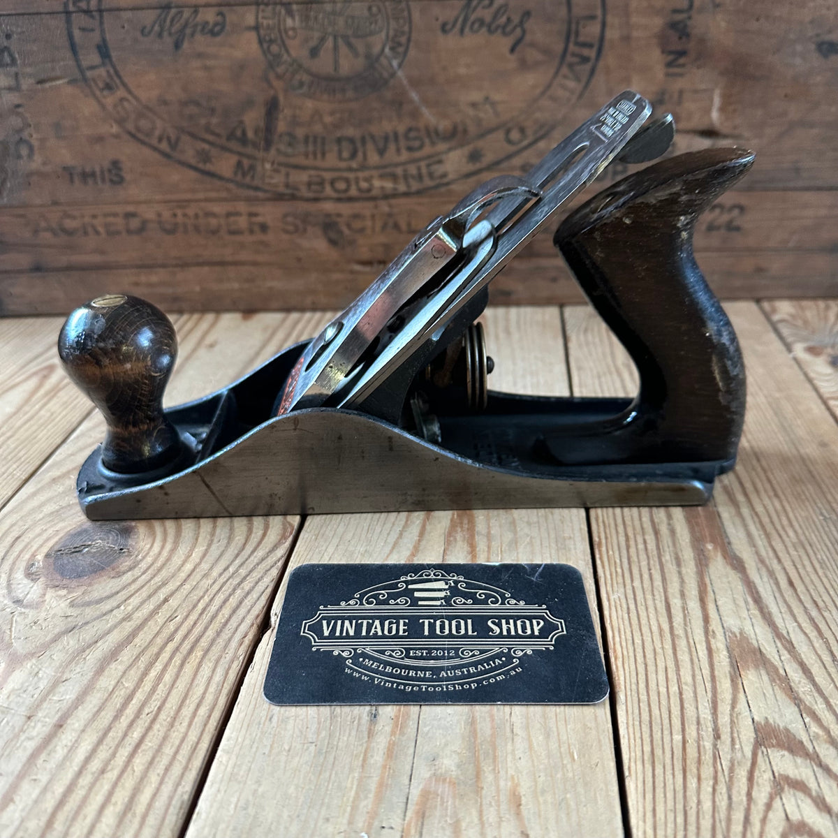 H2585 HANDY! Vintage STANLEY ENGLAND No.4 PLANE