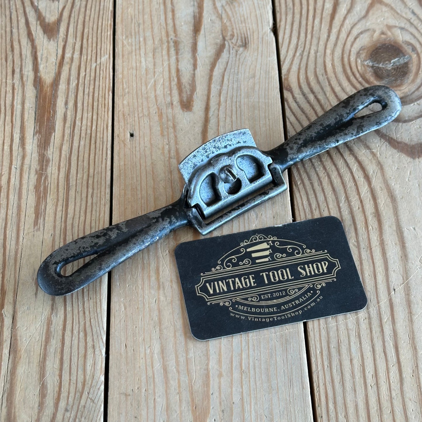 D1823 Vintage SEYMOUR SMITH Flat Base SPOKESHAVE Spoke Shave