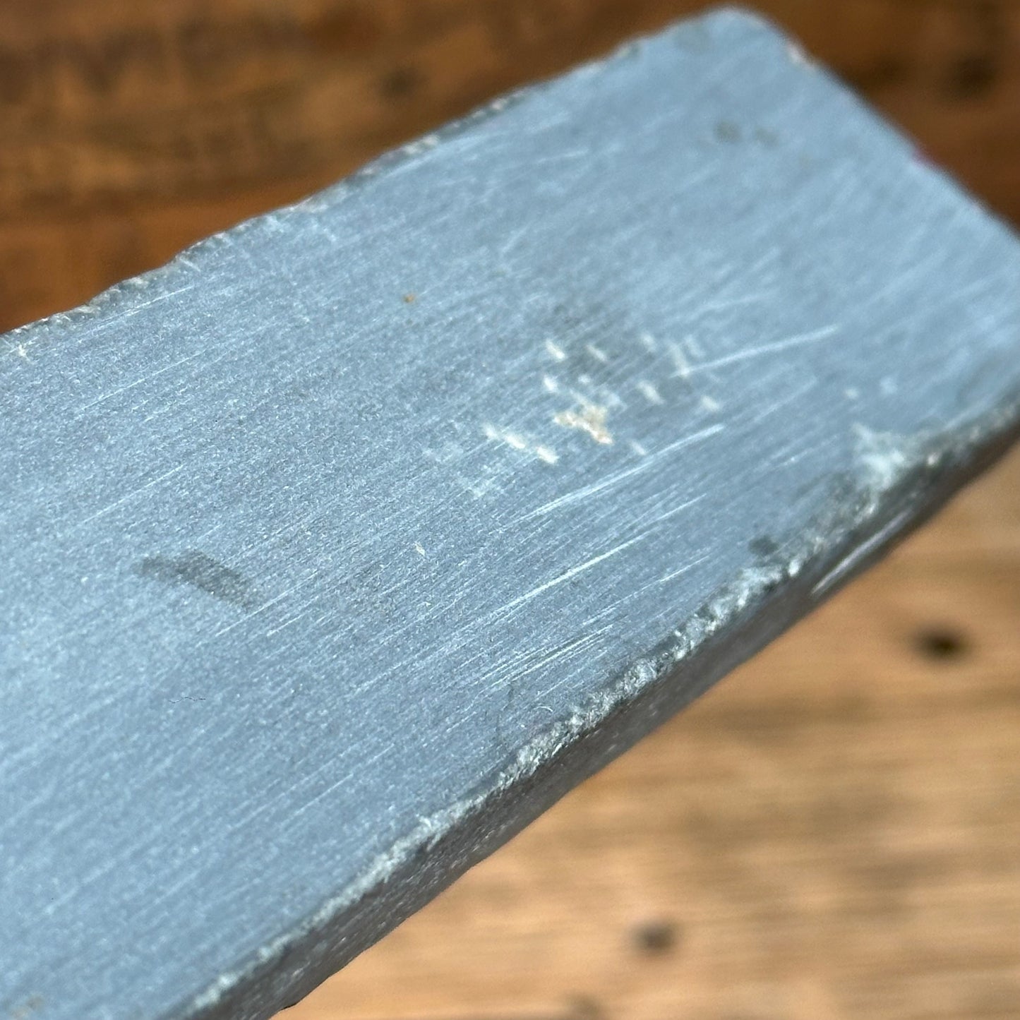A386 Vintage SCOTTISH Blue Water of Ayr Razor BARBER HONE sharpening stone waterstone