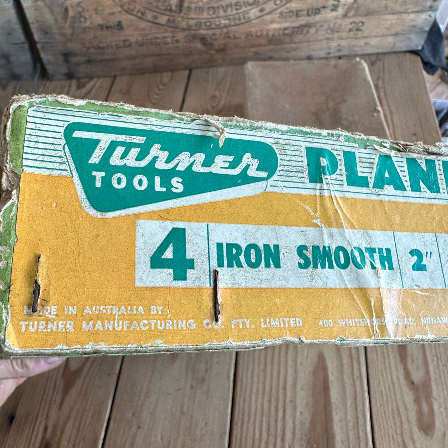 H1756 Vintage TURNER Australia No.4 smoothing PLANE IOB