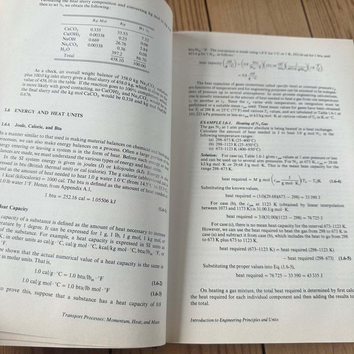 XBN210 Vintage BOOK TRANSPORT PROCESSES and UNIT OPERATIONS by C.J.Geankoplis