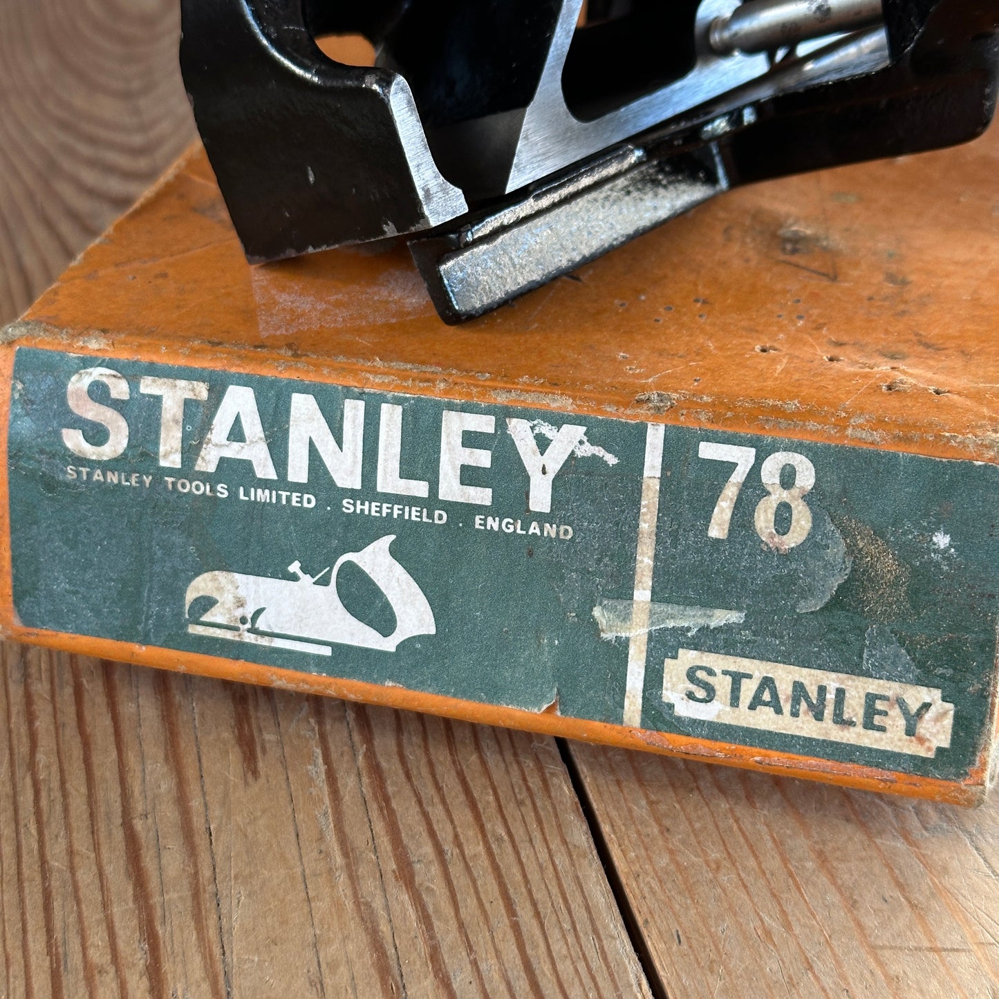 N597 Vintage STANLEY England No.78 Duplex RABBET rebate plane IOB