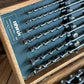 SOLD. H1967 Vintage IRWIN USA made BOXED Set of 13 x wood drill BITS brace auger BIT set