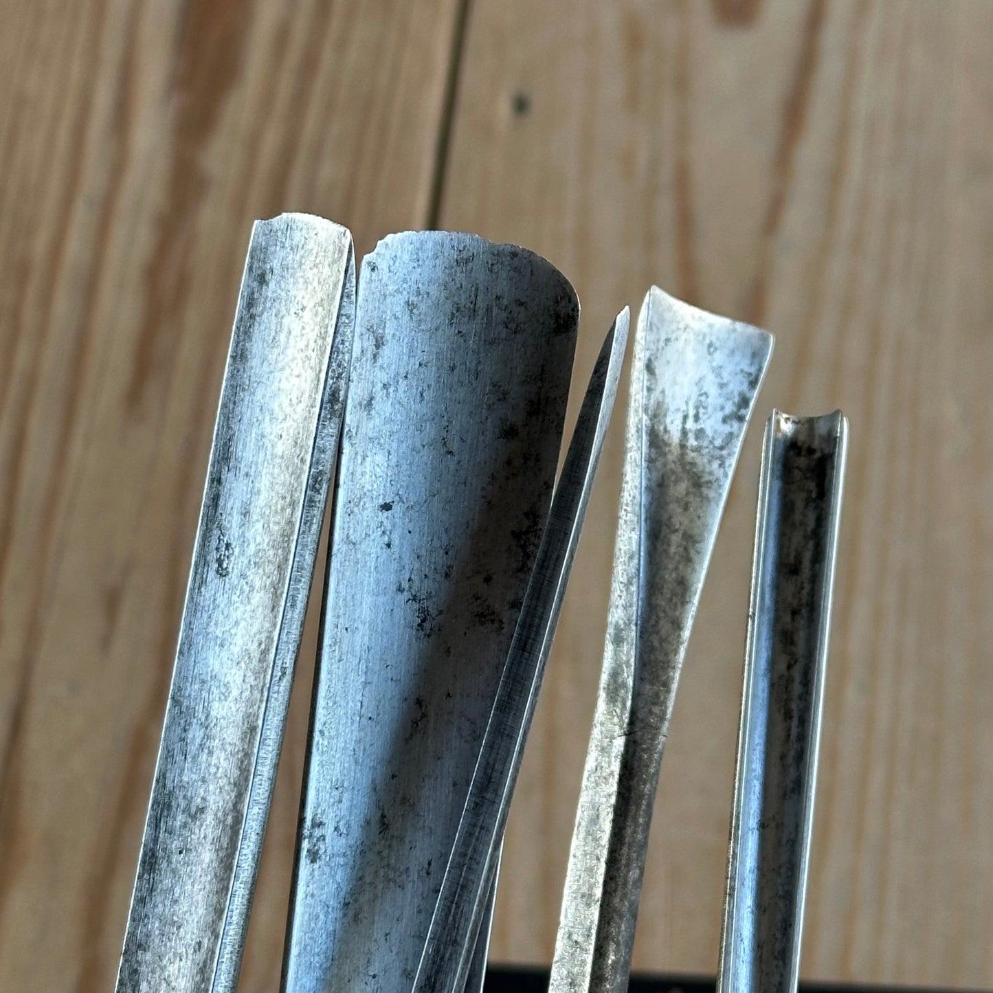 D1918 Vintage 5x Carving CHISEL Set ADDIS