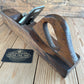 N1230 Vintage AUSTRALIAN MADE RARE BERGS wooden RAZEE PLANE