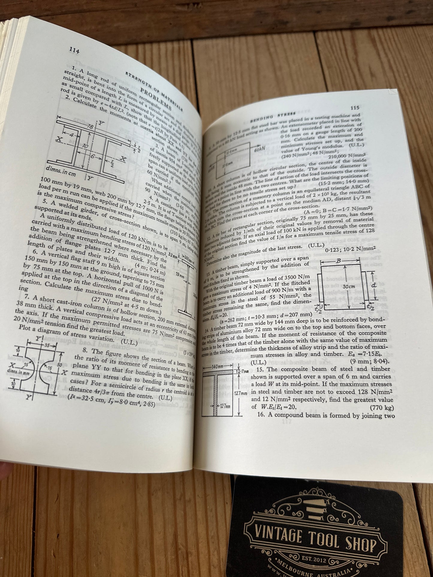 XBN20 Vintage 1979 Strength of Materials 3rd Edition BOOK in SI Units by G.H.Ryder
