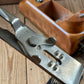 SOLD. N1703 GORGEOUS Vintage E.C.E. West-Germany No:711 PRIMUS PLANE Figured Pear & Lignum Vitae Sole