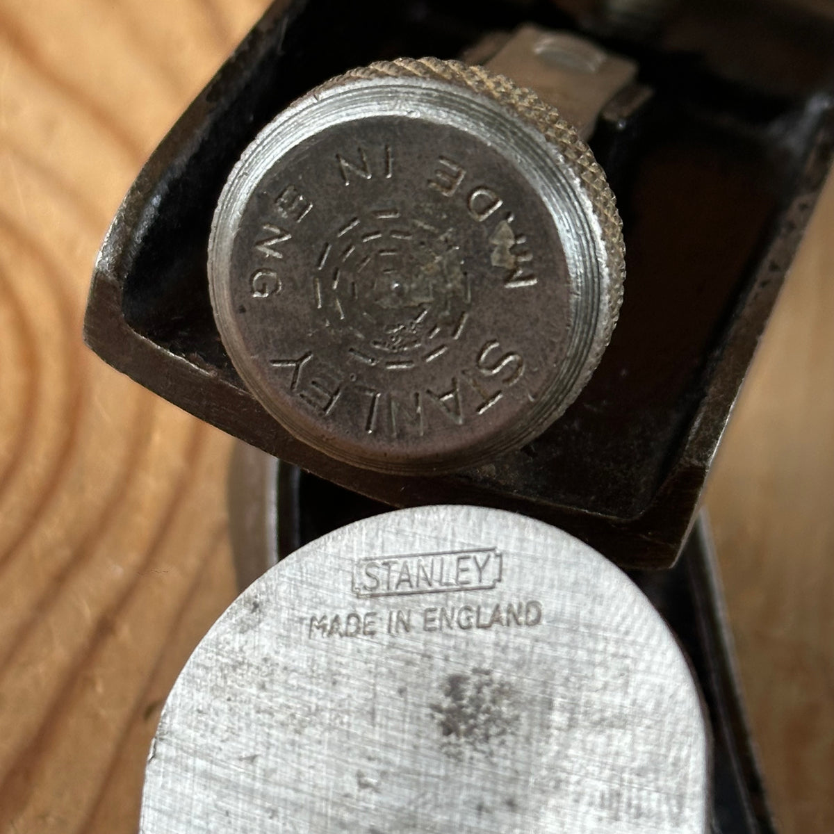 H2581 HANDY! Vintage STANLEY England No.60 1/2 Low Angle BLOCK PLANE