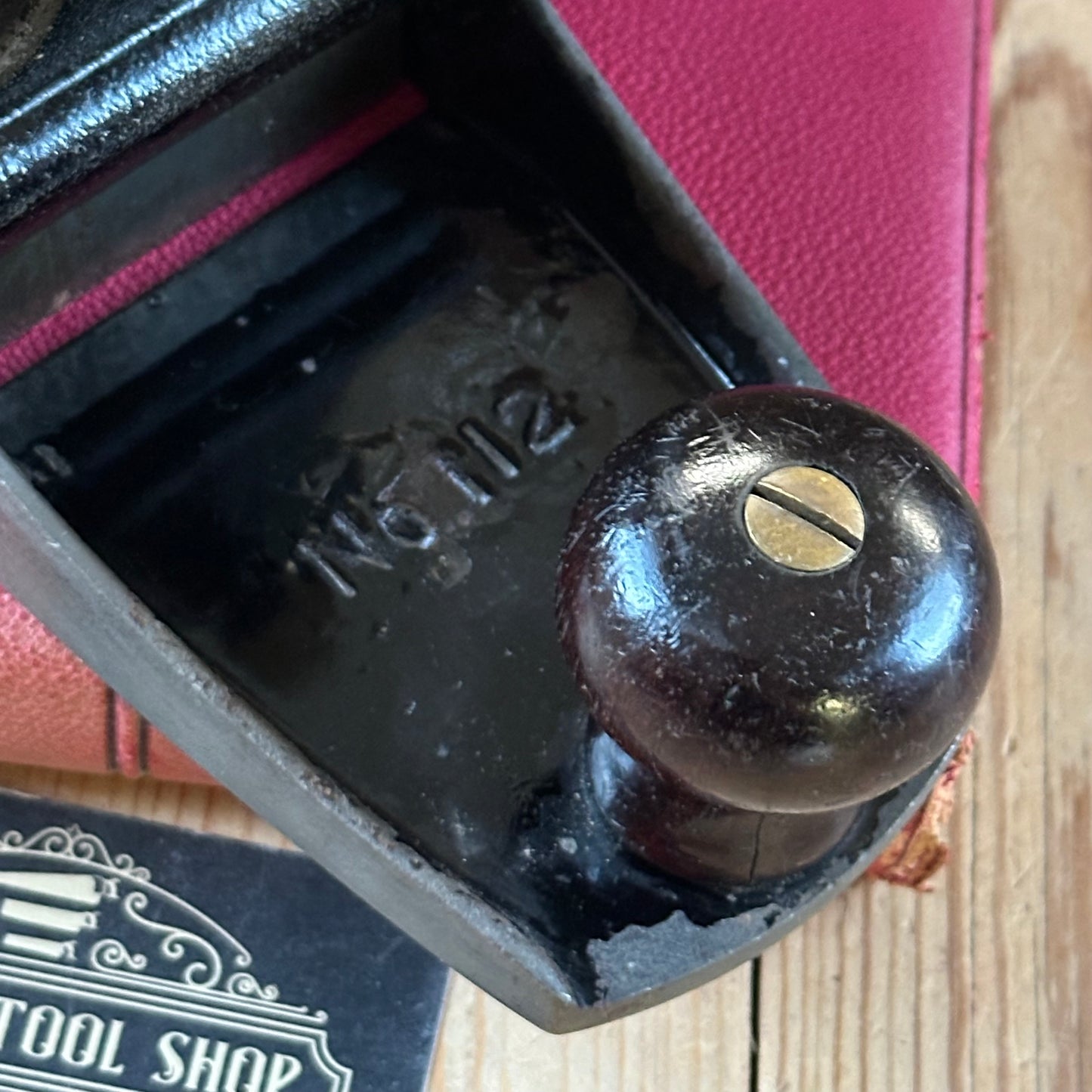 N1702 Vintage STANLEY no.112 scraper PLANE Rosewood handles