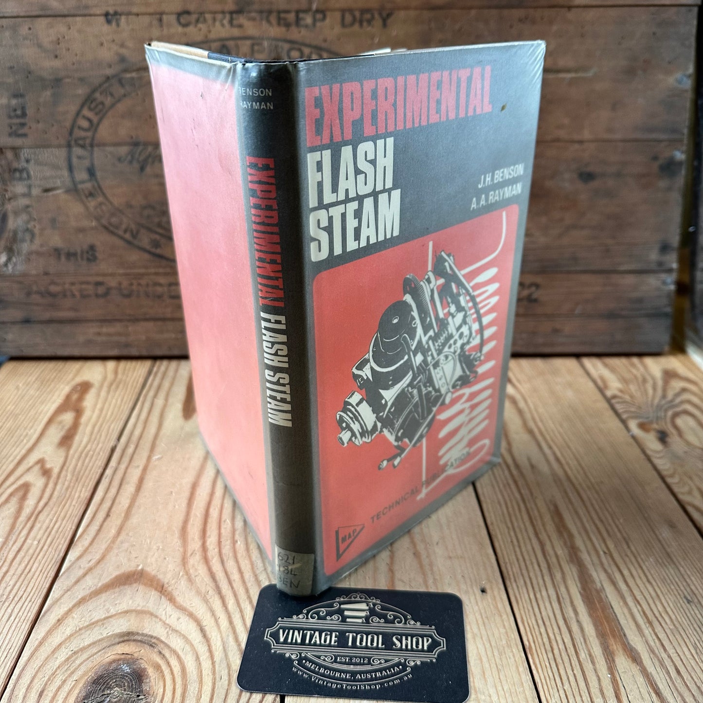 XBN33 Vintage 1973 EXPERIMENTAL FLASH STEAM BOOK by J.H.Benson & A.A.Rayman