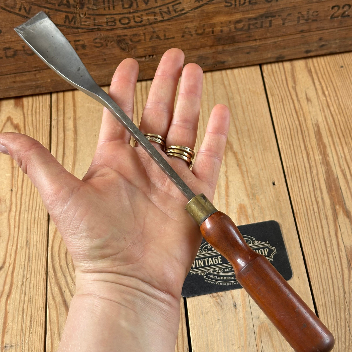 N780 Vintage  BENT SPOON GOUGE Carving CHISEL
