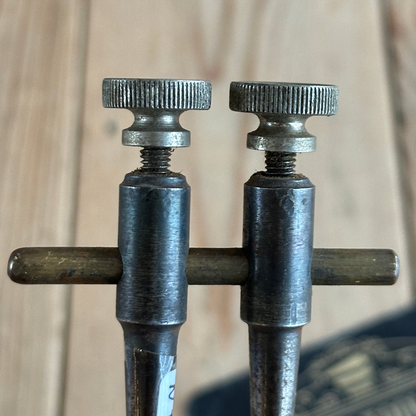 N764 Vintage pair of TRAMMEL POINTS