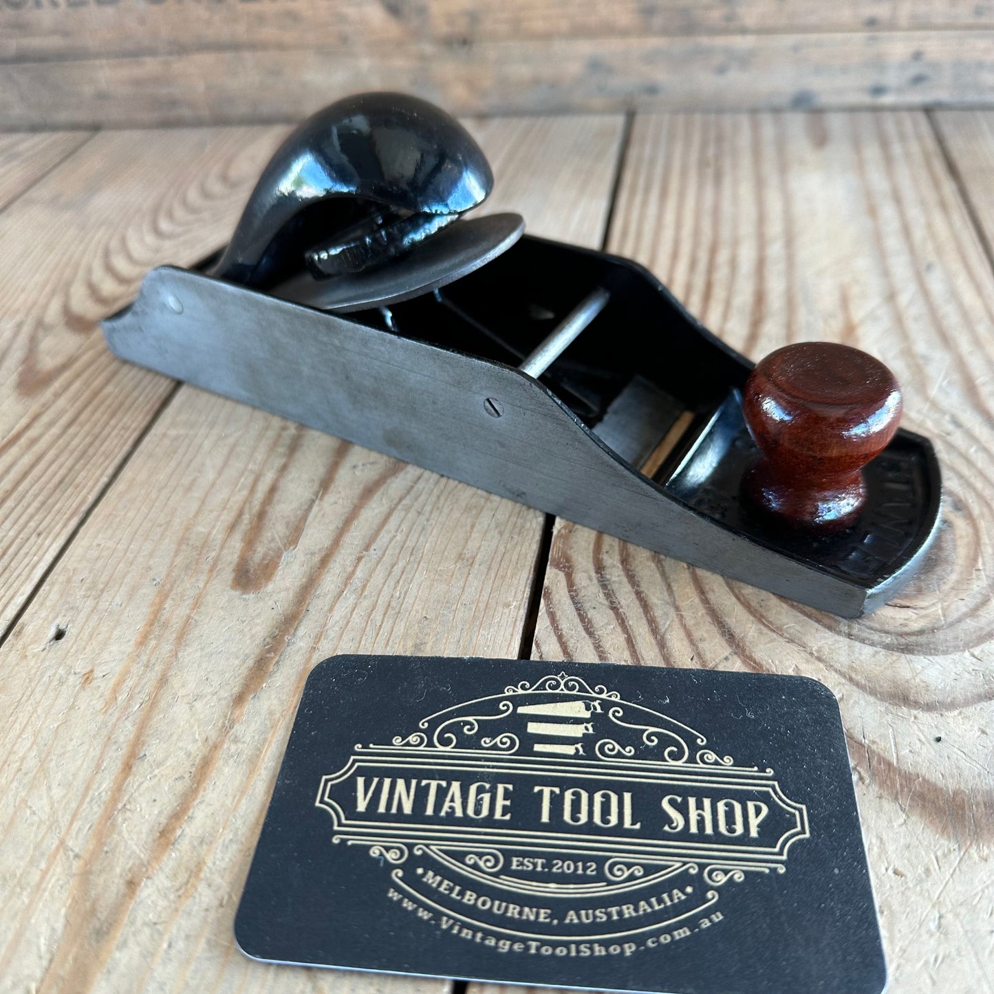 i36 Vintage STANLEY USA No.130 Sweetheart era double ended duplex BLOCK PLANE