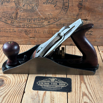 N1822 TIDY! Vintage STANLEY England No.4 1/2 smoothing PLANE