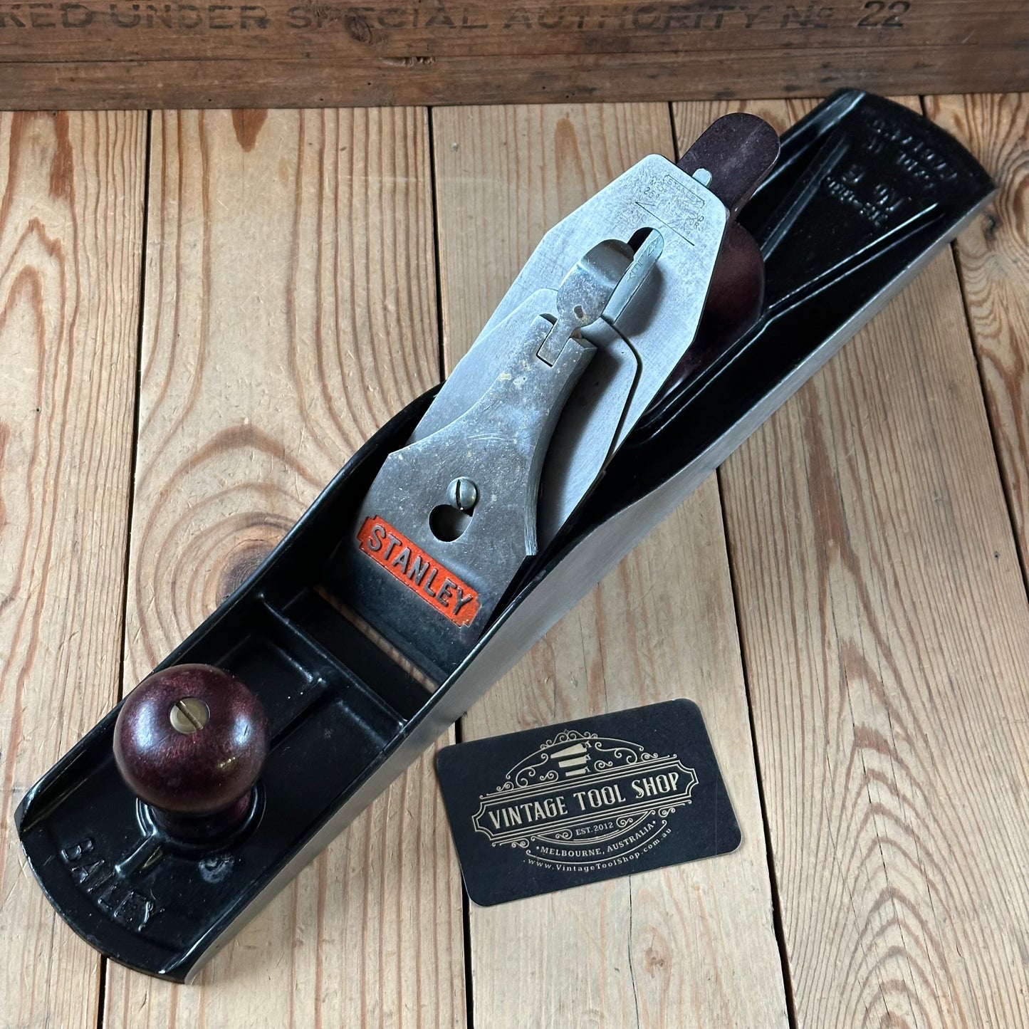N1819 BEEFY! Vintage STANLEY England No.6 PLANE