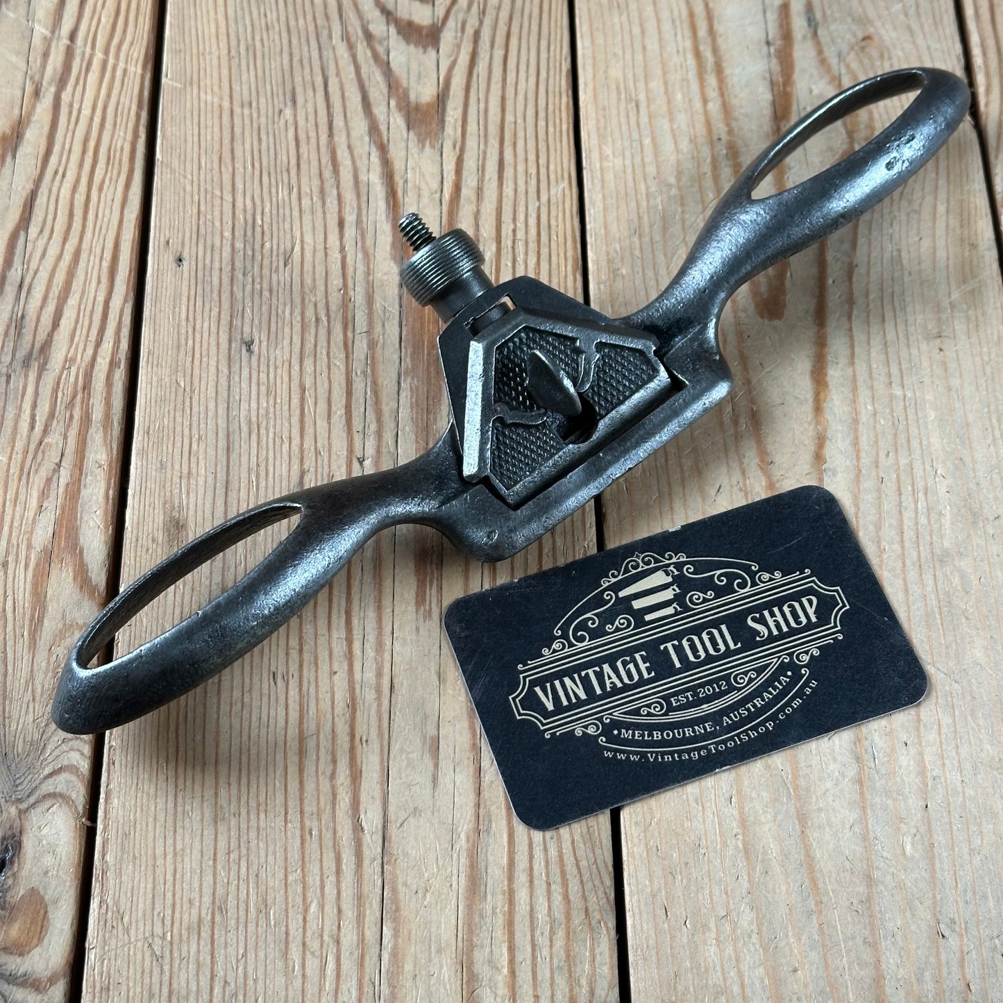 D2065 Vintage EDWARD PRESTON England flat base SPOKESHAVE spoke shave