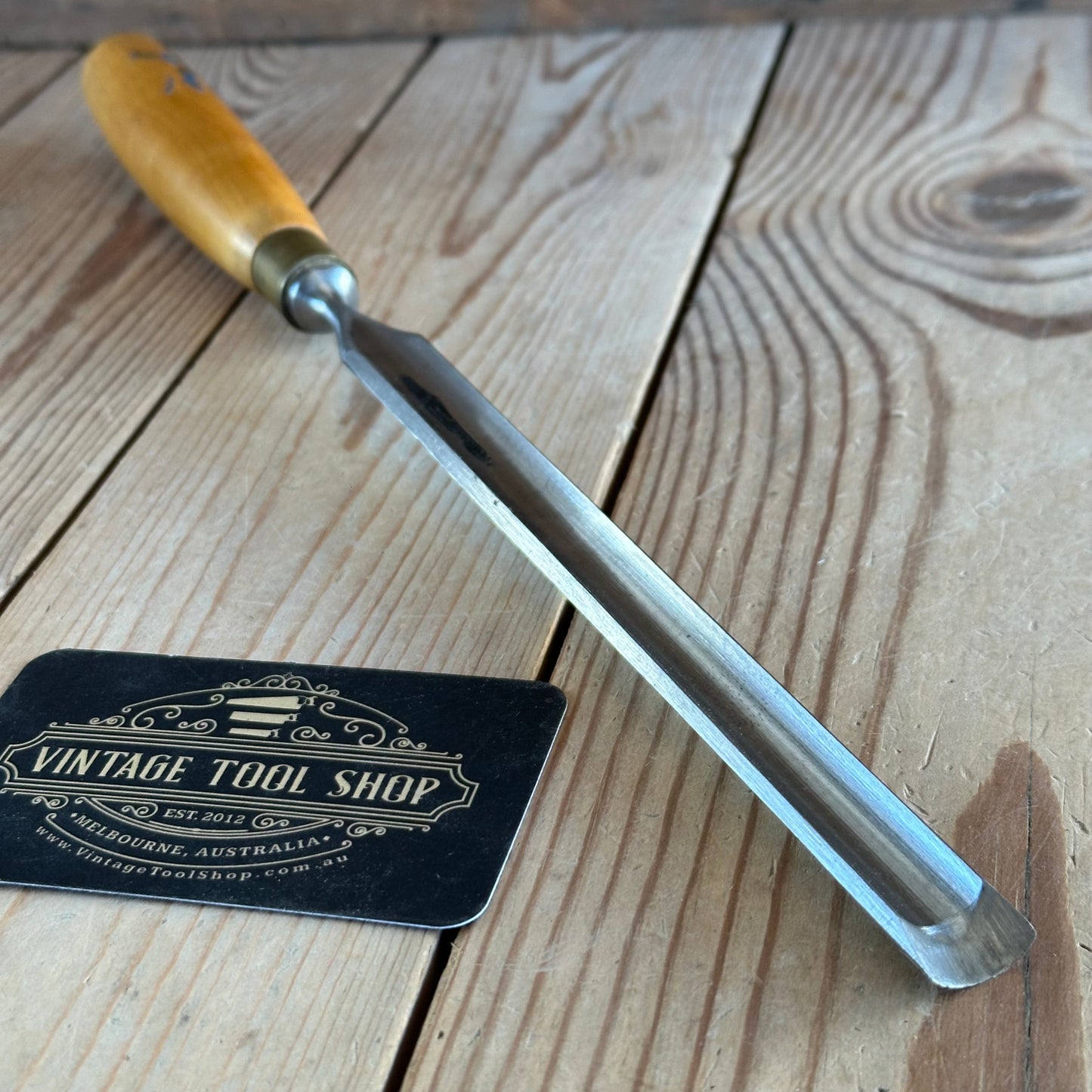 N914 Vintage ROBERT SORBY England 16mm SCRIBING GOUGE CHISEL
