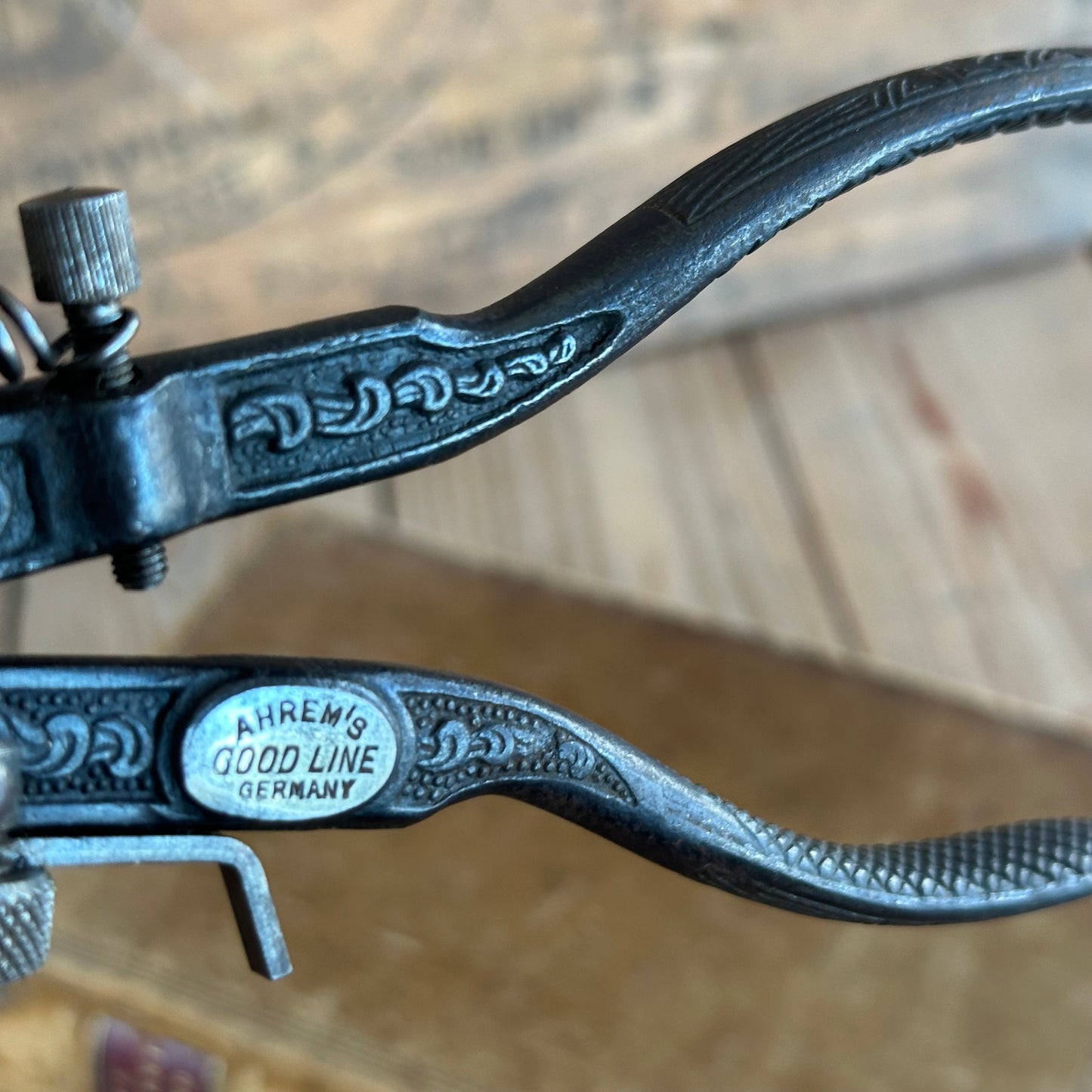 N1530 Vintage AHREM’S GOODLINE Germany ORNATE SAW SET Pliers
