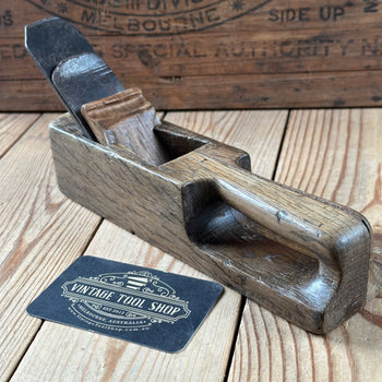 Y1538  Antique FRENCH Wooden PLANE display