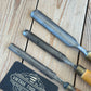 D1924 Vintage 3 x MIXED SHEFFIELD Carving CHISELS GOUGES