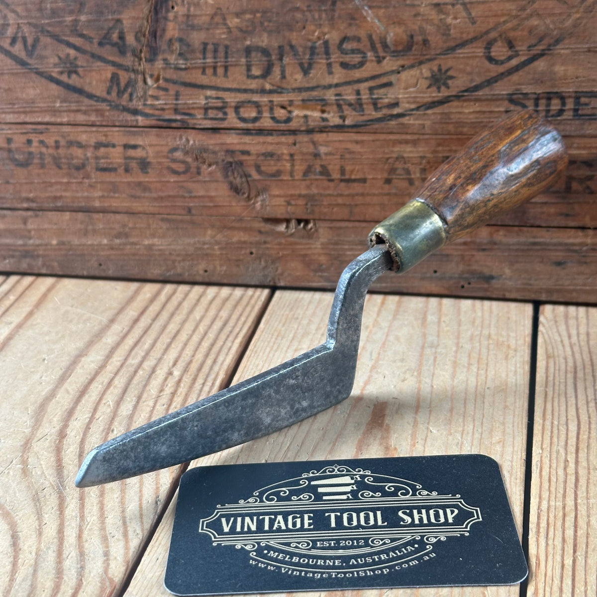 H2175 Vintage CAST STEEL Tuckpointing TROWEL