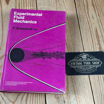 N1992 Vintage 1964 BOOK EXPERIMENTAL FLUID MECHANICS by P.Bradshaw B.A.