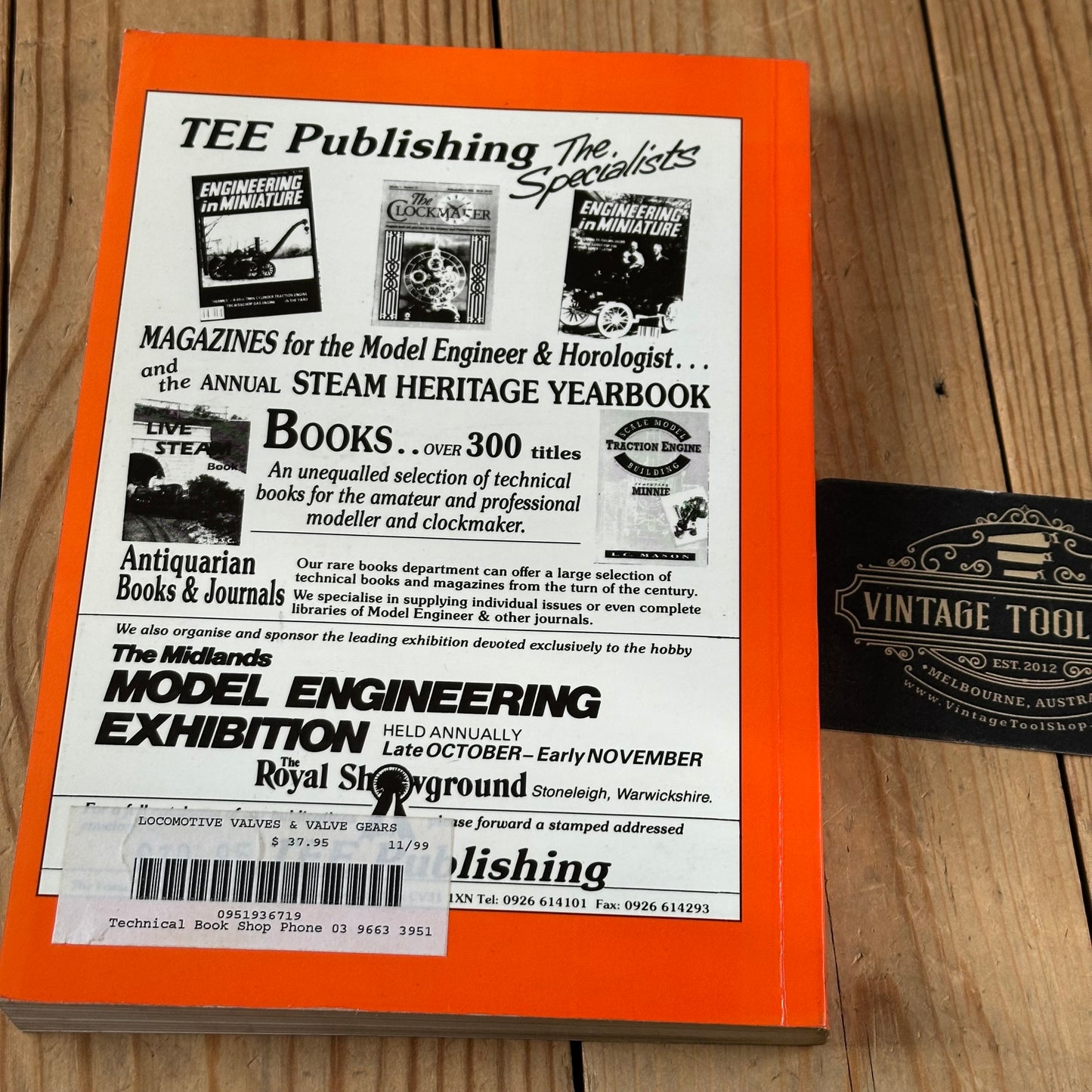 N1991 Vintage BOOK LOCOMOTIVE VALVES And VALVE GEARS by J.H.Yoder and G.B.Wharen
