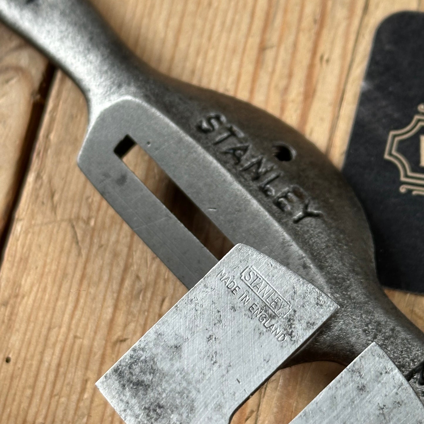 D2042 Vintage STANLEY England Flat Base No:64 SPOKESHAVE Spoke Shave
