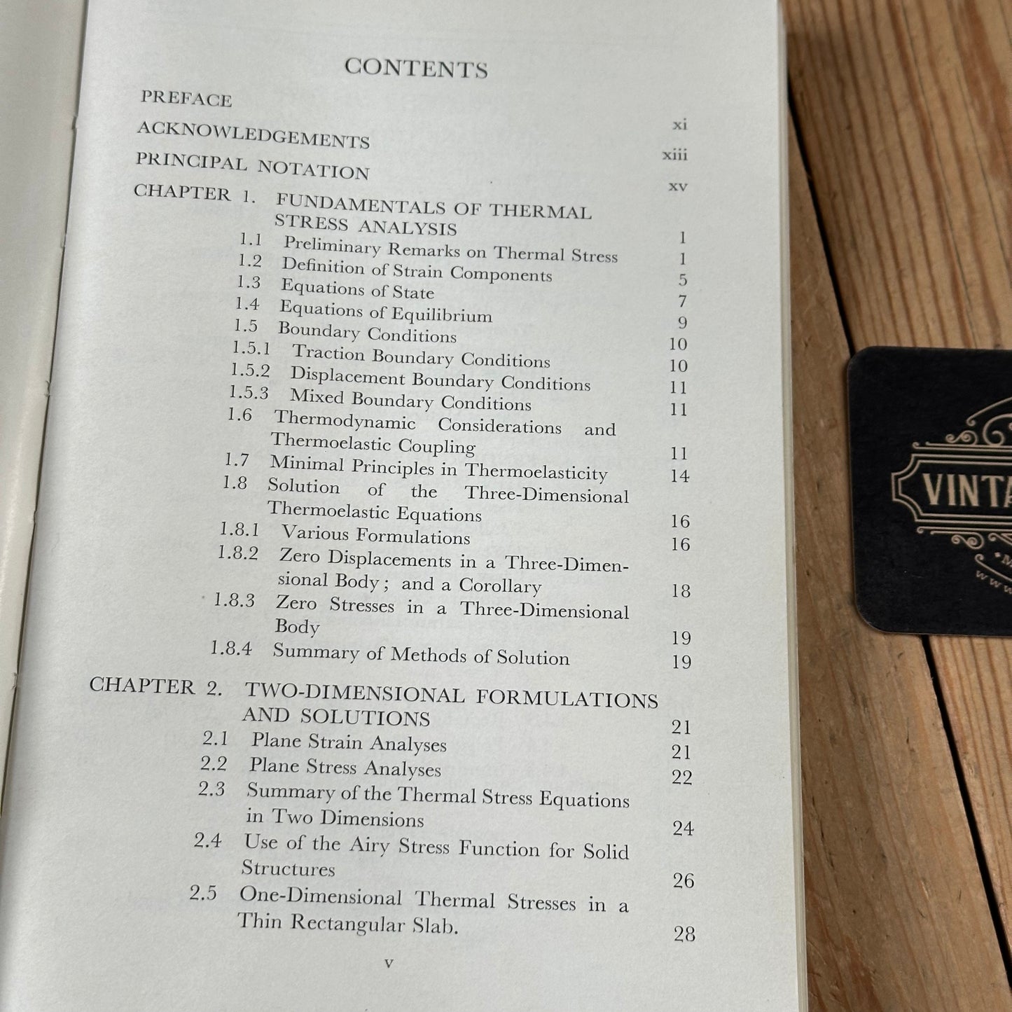 XBN155 Vintage BOOK THERMAL STRESS ANALYSIS by D.J.Johns