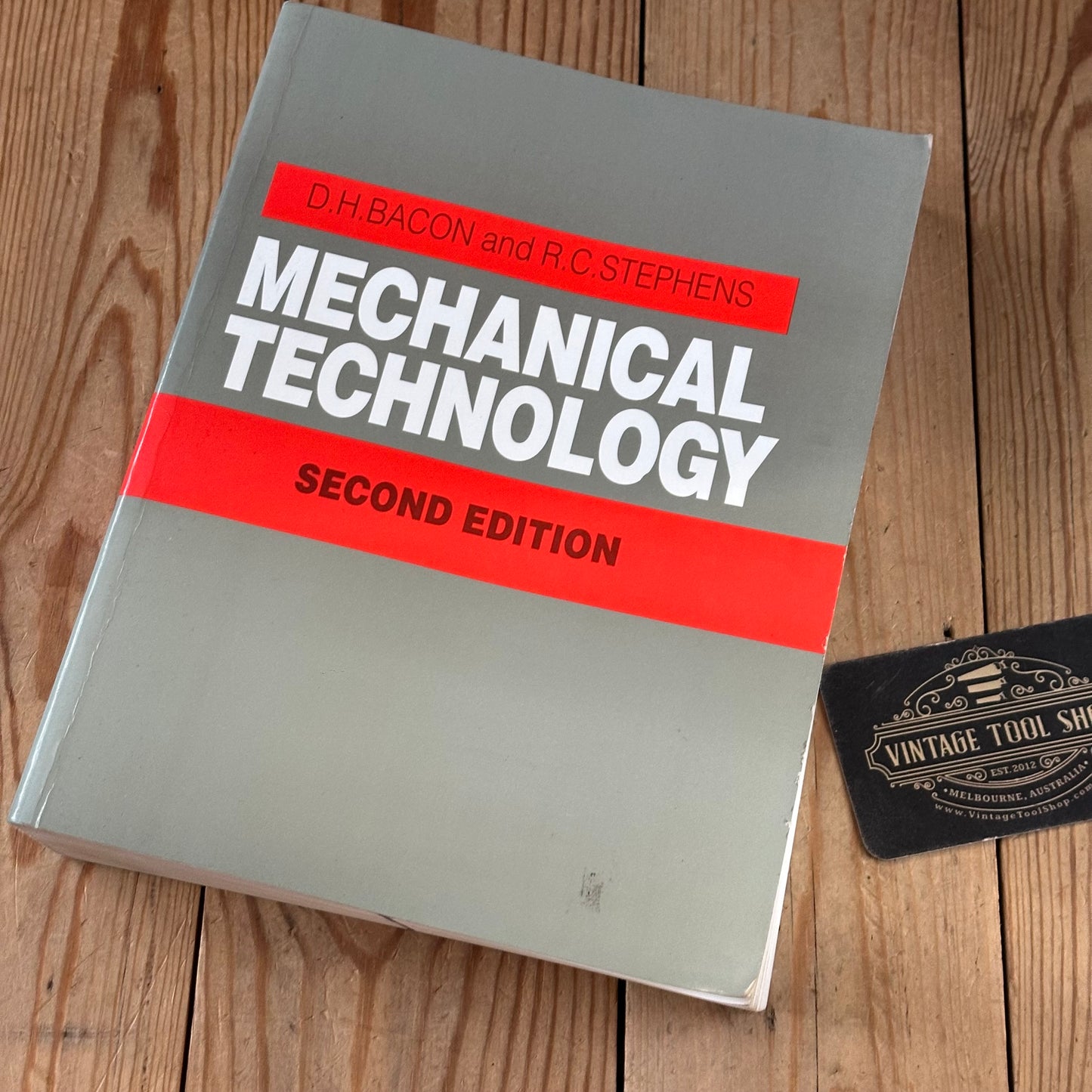 XBN136 Vintage 1995 BOOK MECHANICAL TECHNOLOGY 2nd Edition by D.H.Bacon & R.C.Stephens