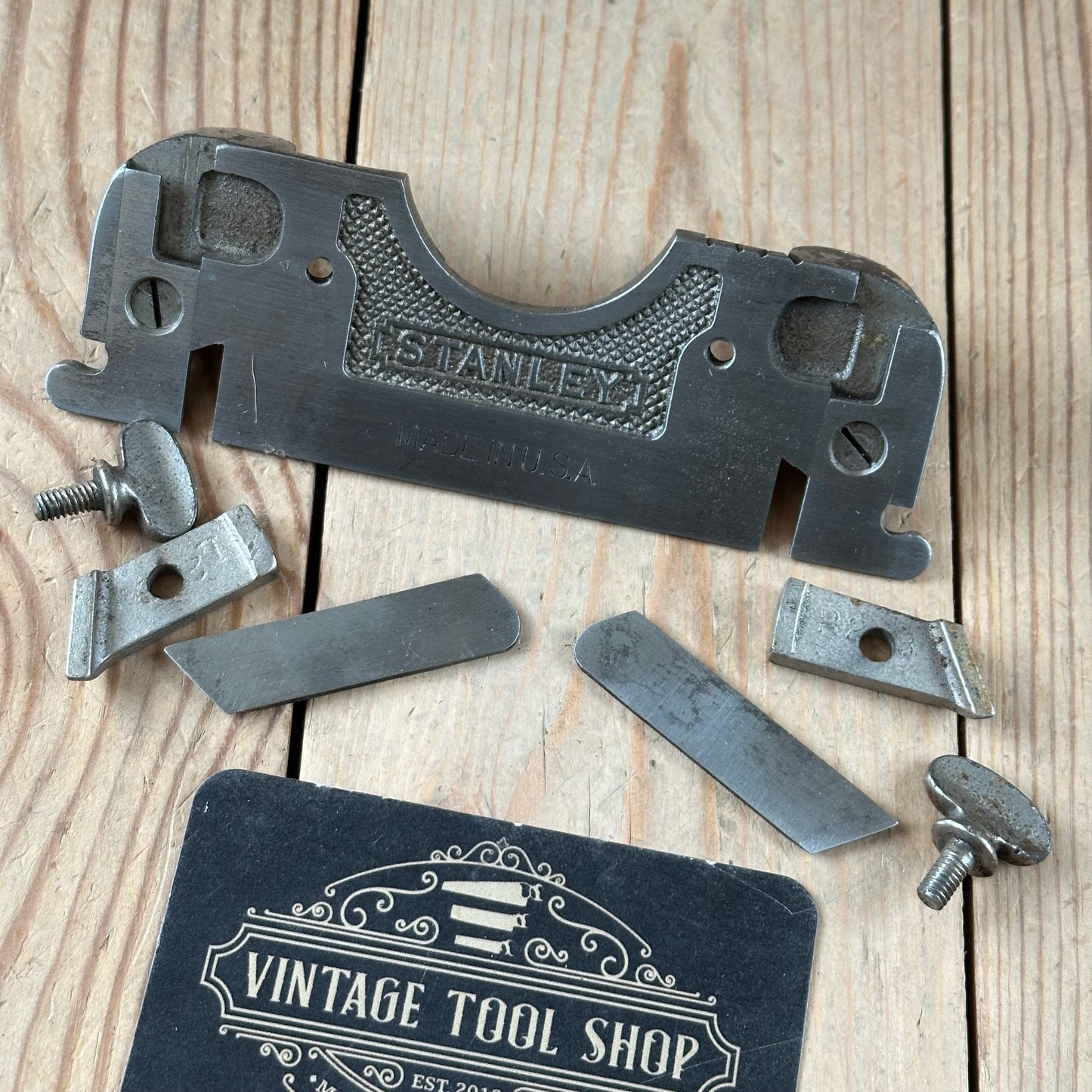 H2525 Vintage STANLEY USA Sweetheart era No.79 Side RABBET Rebate PLANE