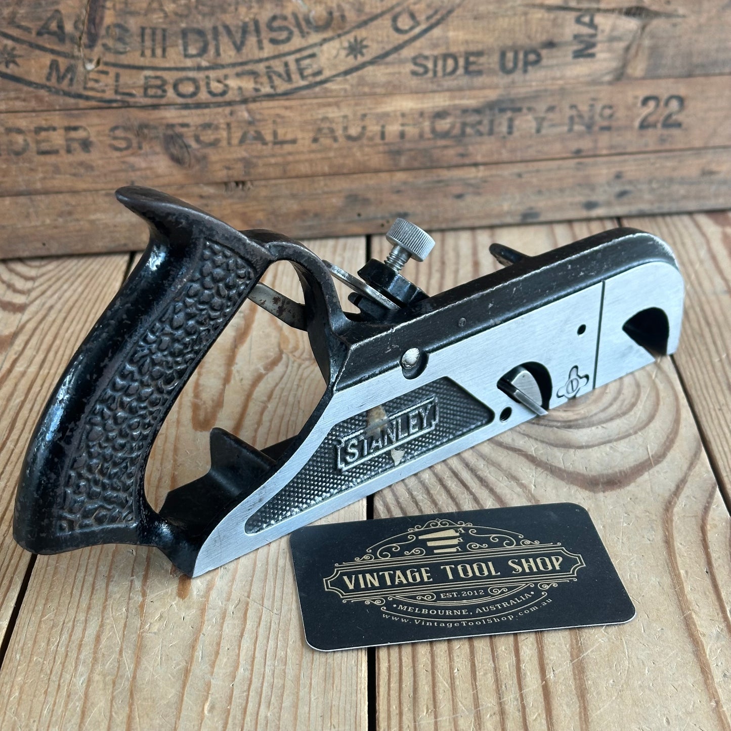 H2356 Vintage STANLEY England No.78 Duplex RABBET rebate plane