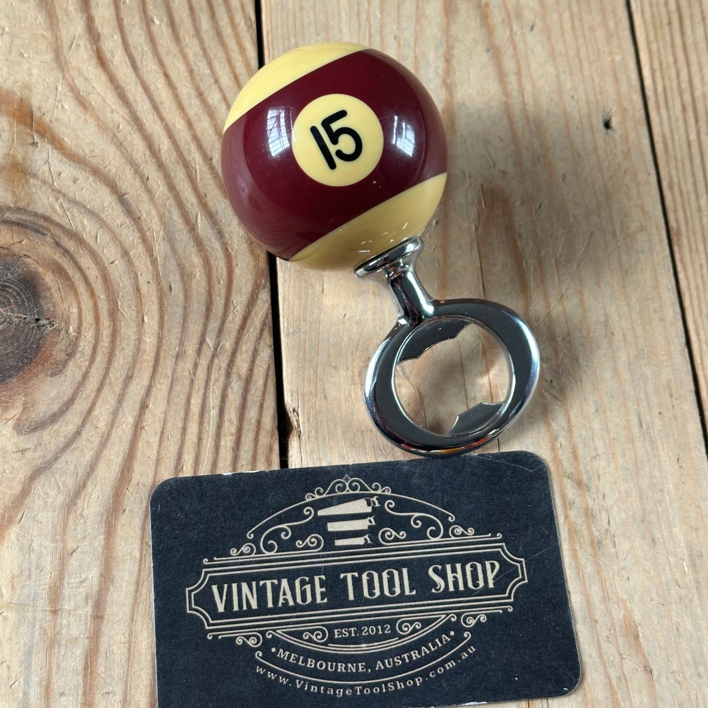 TRB NEW! AUSTRALIAN made POOL BALL BOTTLE OPENERS by TONY RALPH